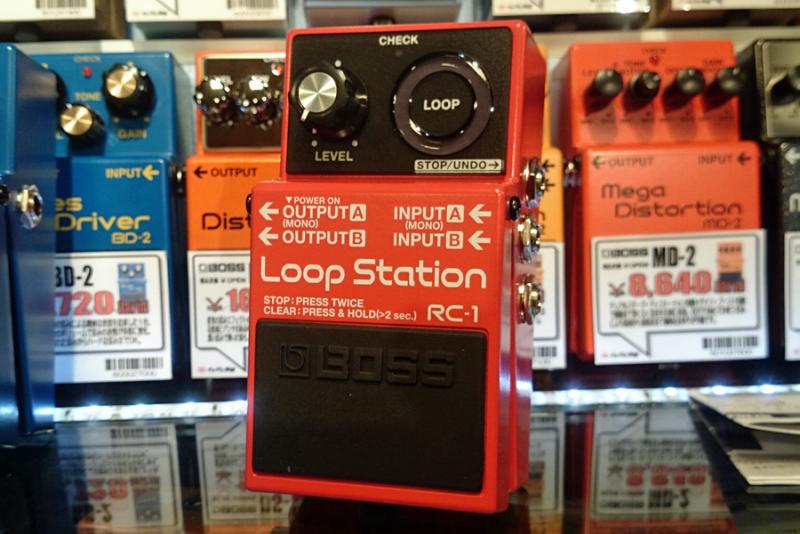 新製品 BOSS RC-1 Loop Station が入荷しました！