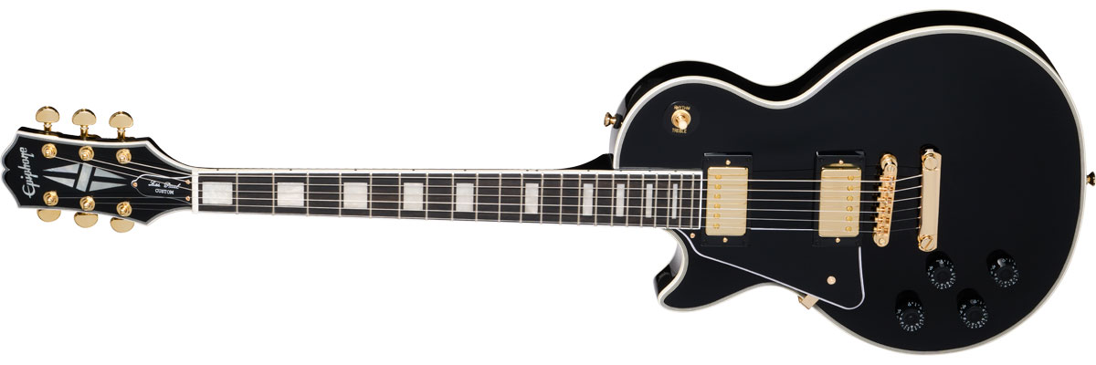 Epiphone Inspired by Gibson Les Paul Custom (Left-handed) Ebony