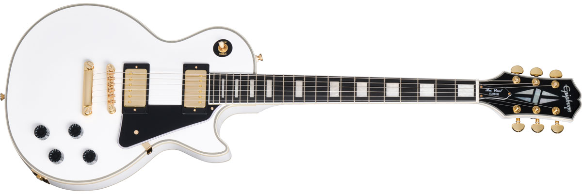 Epiphone Inspired by Gibson Les Paul Custom Alpine White