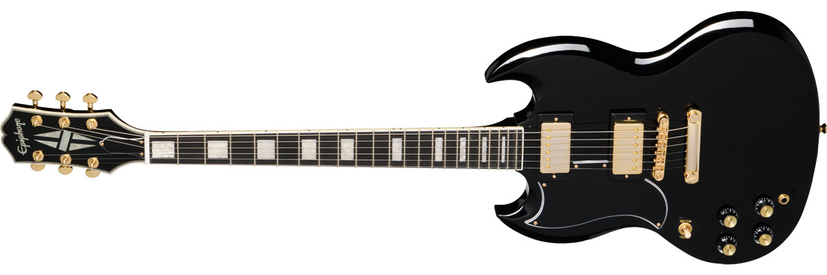 Epiphone Inspired by Gibson SG Custom (Left-handed) Ebony