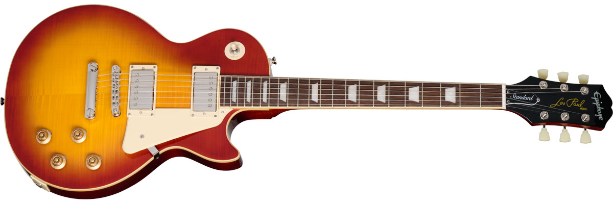 Epiphone Inspired by Gibson Les Paul Standard 50s Figured Washed Cherry Sunburst