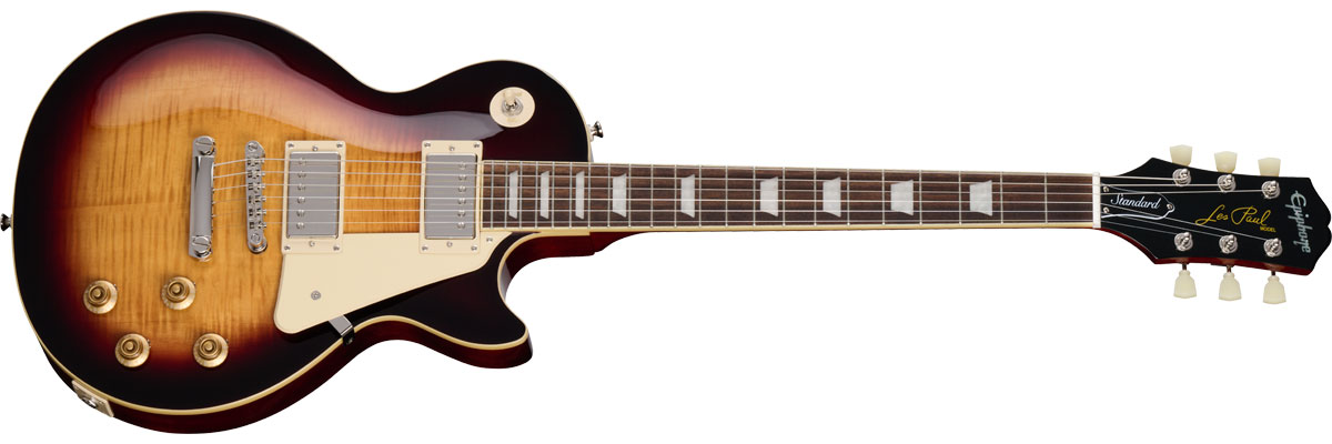 Epiphone Inspired by Gibson Les Paul Standard 50s Figured Bourbonon Burst