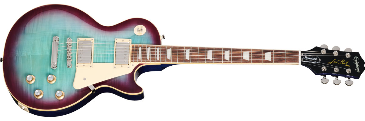 Epiphone Inspired by Gibson Les Paul Standard 60s Figured Figured Blueberry Burst