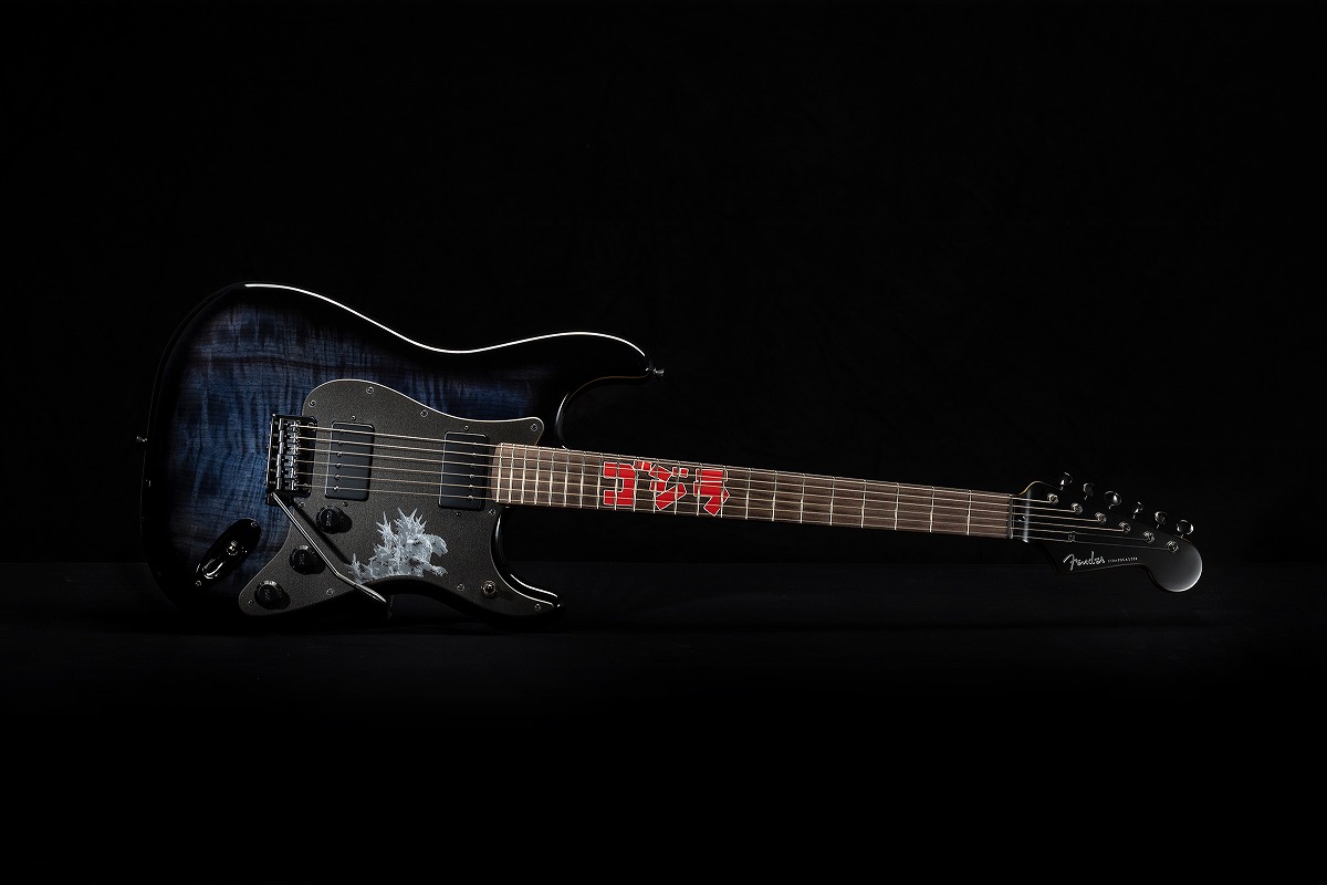 Made in Japan Godzilla Stratocaster Blue