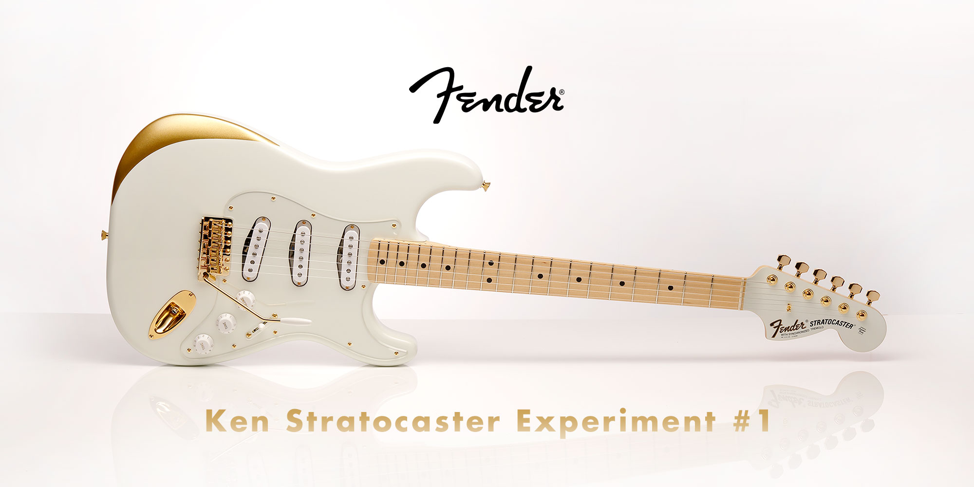 Ken(L’Arc〜en〜Ciel)日本製シグネイチャーモデル『Ken Stratocaster Experiment #1』
