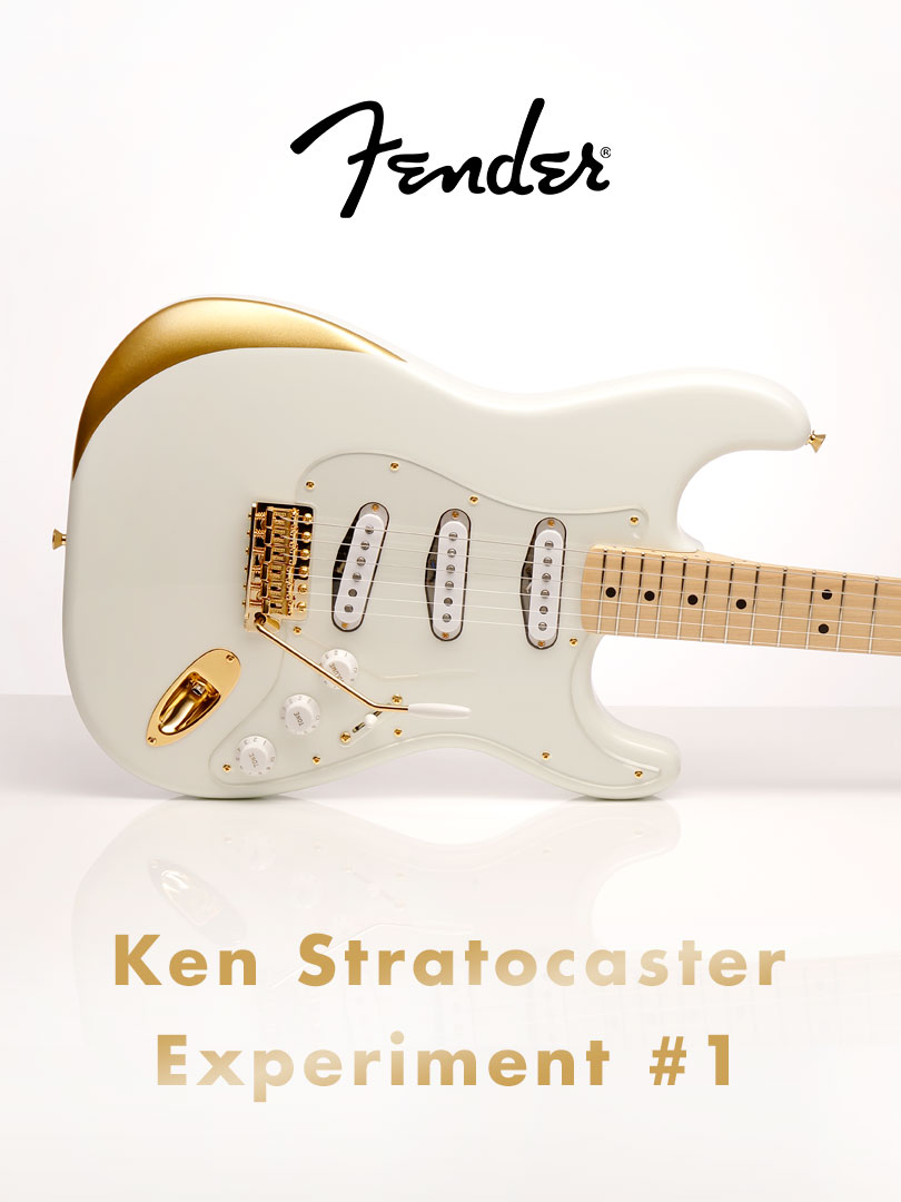 Ken(L’Arc〜en〜Ciel)日本製シグネイチャーモデル『Ken Stratocaster Experiment #1』