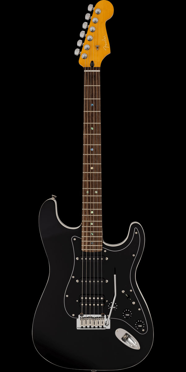 Made in Japan Limited Active ModernStratocaster HSS, Rosewood Fingerboard, Black