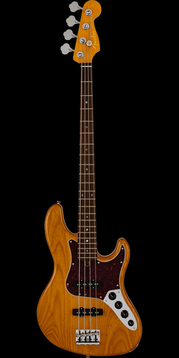 Made in Japan Limited Active ModernJazz Bass, Rosewood Fingerboard, Vintage Natural