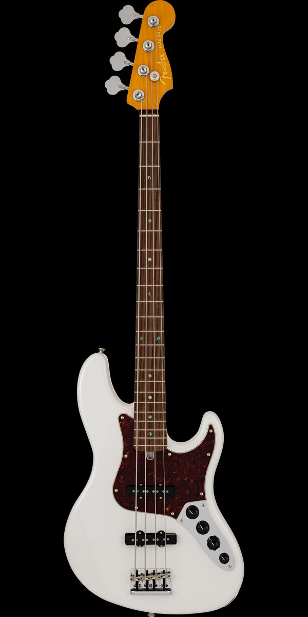 Made in Japan Limited Active ModernJazz Bass, Rosewood Fingerboard, Feather Gray