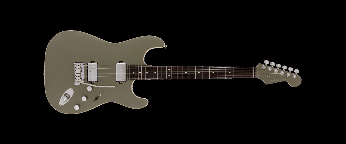 2019 MADE IN JAPAN MODERN STRATOCASTER HH  Selected Rosewood Jasper Olive Metallic