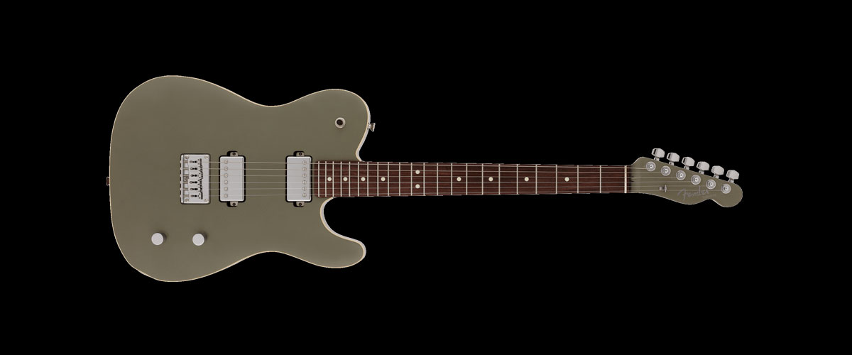 2019 MADE IN JAPAN MODERN TELECASTER HH  Selected Rosewood Jasper Olive Metallic
