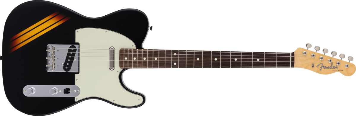60s Telecaster Rosewood Fingerboard Competition Black / 3-Color Sunburst