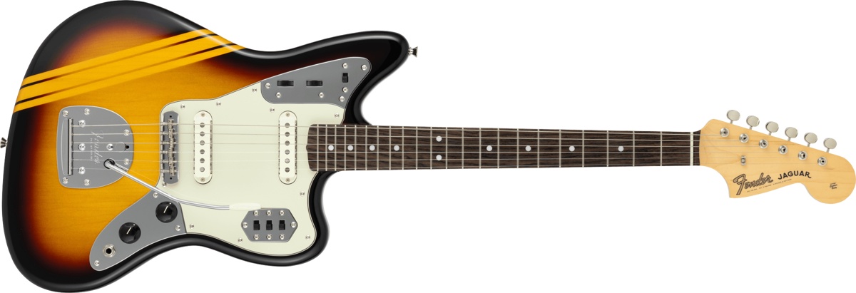 60s Jaguar Rosewood Fingerboard Competition 3-Color Sunburst / Aged Natural