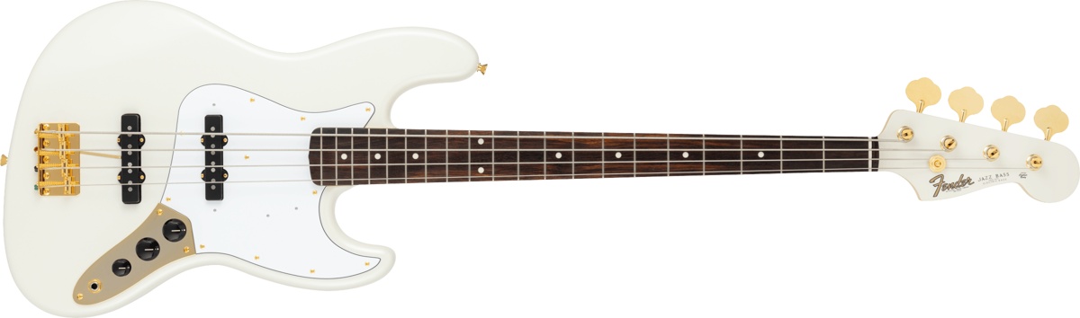 60s Jazz Bass Rosewood Fingerboard White Pearl
