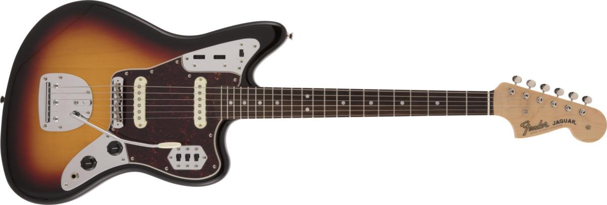 60s Jaguar Rosewood Fingerboard 3-Color Sunburst