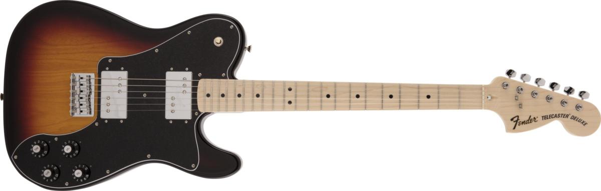 70s Telecaster Deluxe Maple Fingerboard 3-Color Sunburst