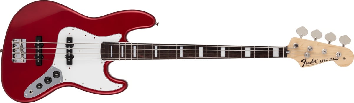 70s Jazz Bass Rosewood Fingerboard Candy Apple Red