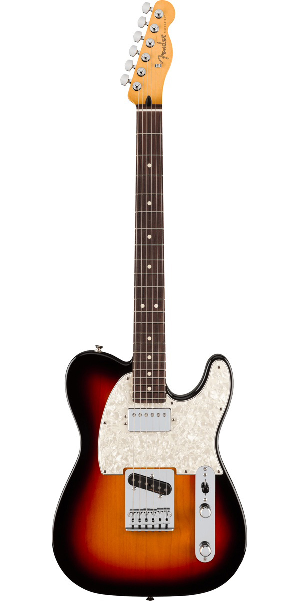 Player II Modified Telecaster SH, Rosewood Fingerboard, 3 Tone Sunburst