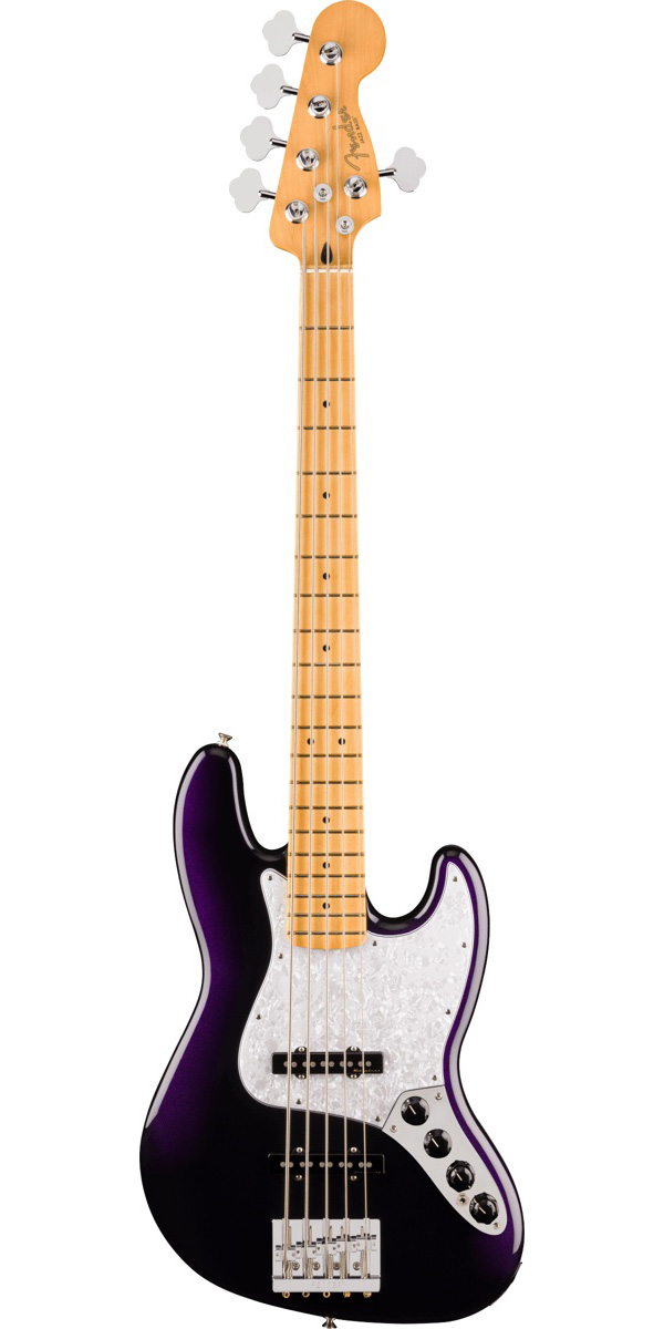 Player II Modified Active Jazz Bass V, Maple Fingerboard, Dusk