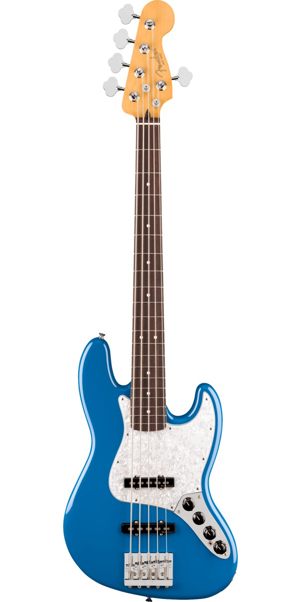 Player II Modified Active Jazz Bass V, Rosewood Fingerboard, Electric Blue