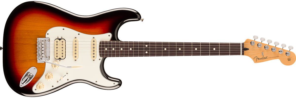 Player II Stratocaster HSS, Alder Body, Rosewood Fingerboard, 3-Color Sunburst