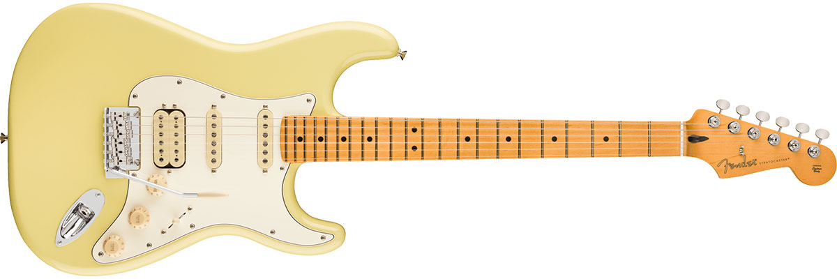 Player II Stratocaster HSS, Alder Body, Maple Fingerboard, Hialeah Yellow
