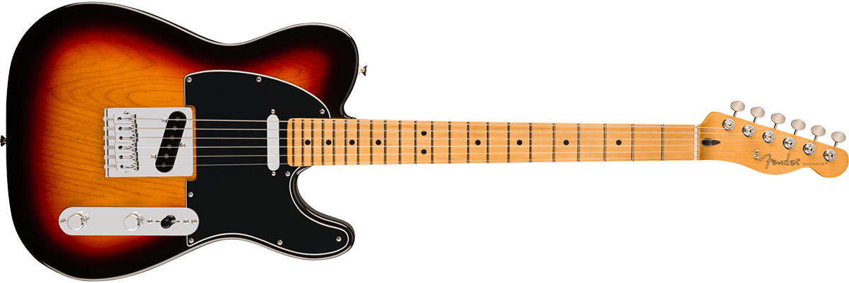 Player II Telecaster, Alder Body, Maple Fingerboard, 3-Color Sunburst