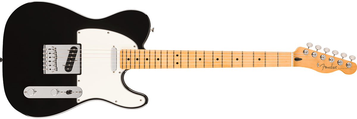 Player II Telecaster, Alder Body, Maple Fingerboard, Black