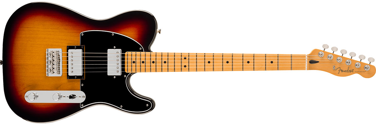 Player II Telecaster HH, Alder Body, Maple Fingerboard, 3-Color Sunburst