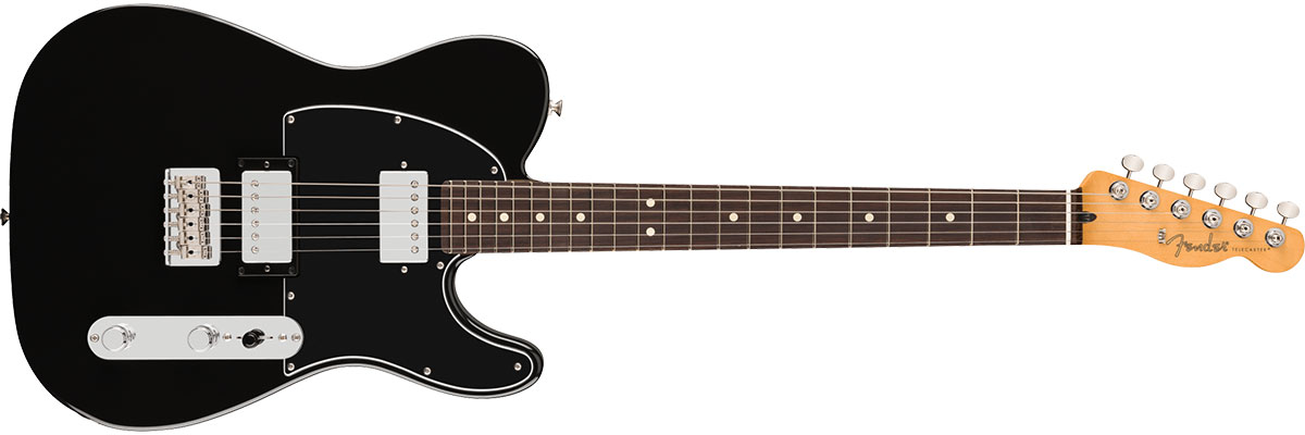 Player II Telecaster HH, Alder Body, Rosewood Fingerboard, Black