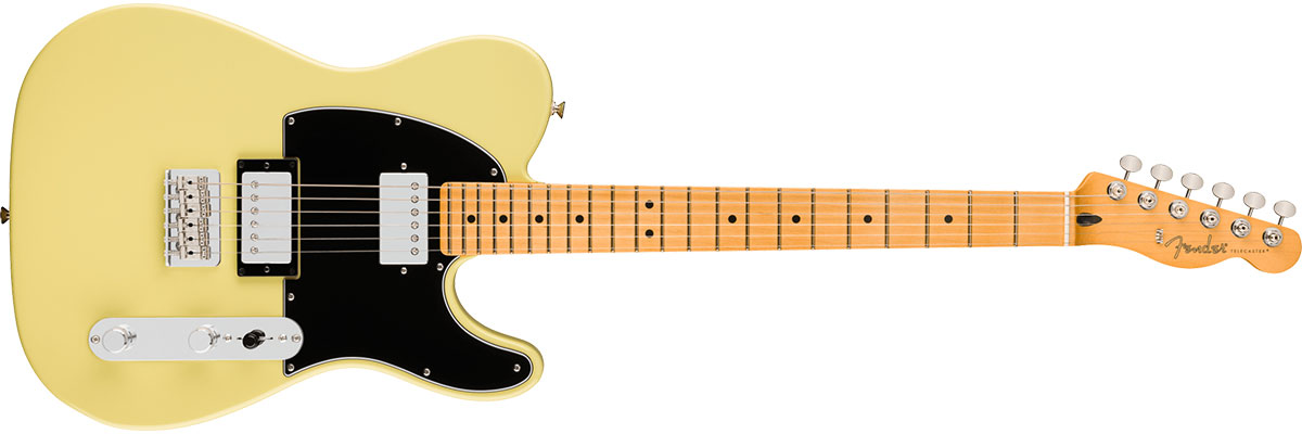Player II Telecaster HH, Alder Body, Maple Fingerboard, Hialeah Yellow