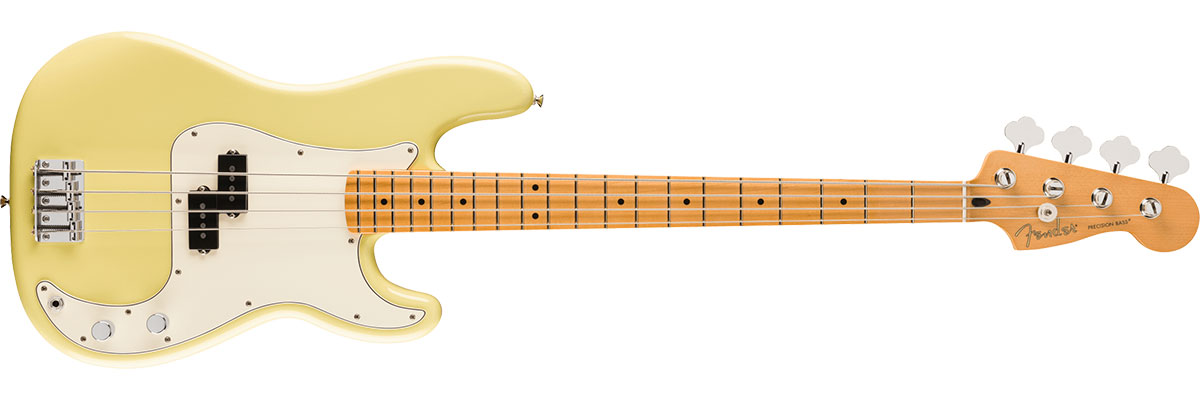 Player II Precision Bass, Alder Body, Maple Fingerboard, Hialeah Yellow
