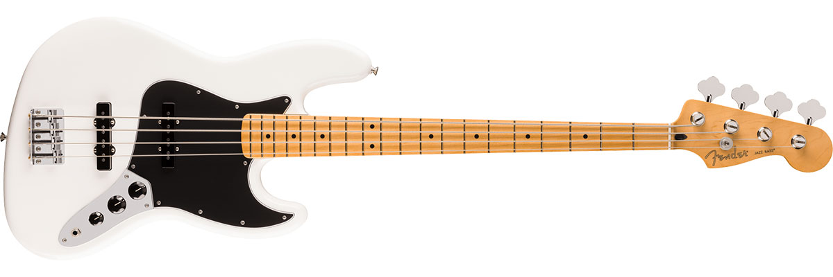 Player II Jazz Bass, Alder Body, Maple Fingerboard, Polar White