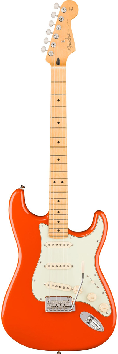 Player II Stratocaster, Alder Body, Maple Fingerboard, Rallye Orange