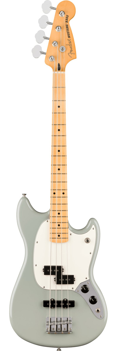 Player II Mustang Bass PJ, Alder Body, Maple Fingerboard, Cactus Gray