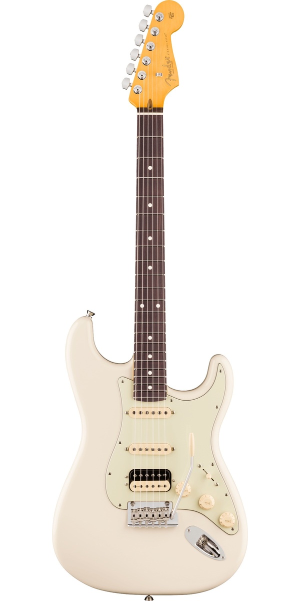 American Professional, Stratocaster HSS, Rosewood Fingerboard, Olympic White