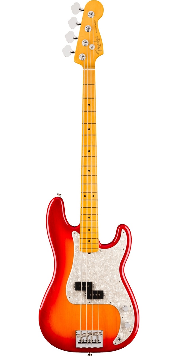 American Professional, Precision Bass, Maple Fingerboard, Aged Cherry Burst