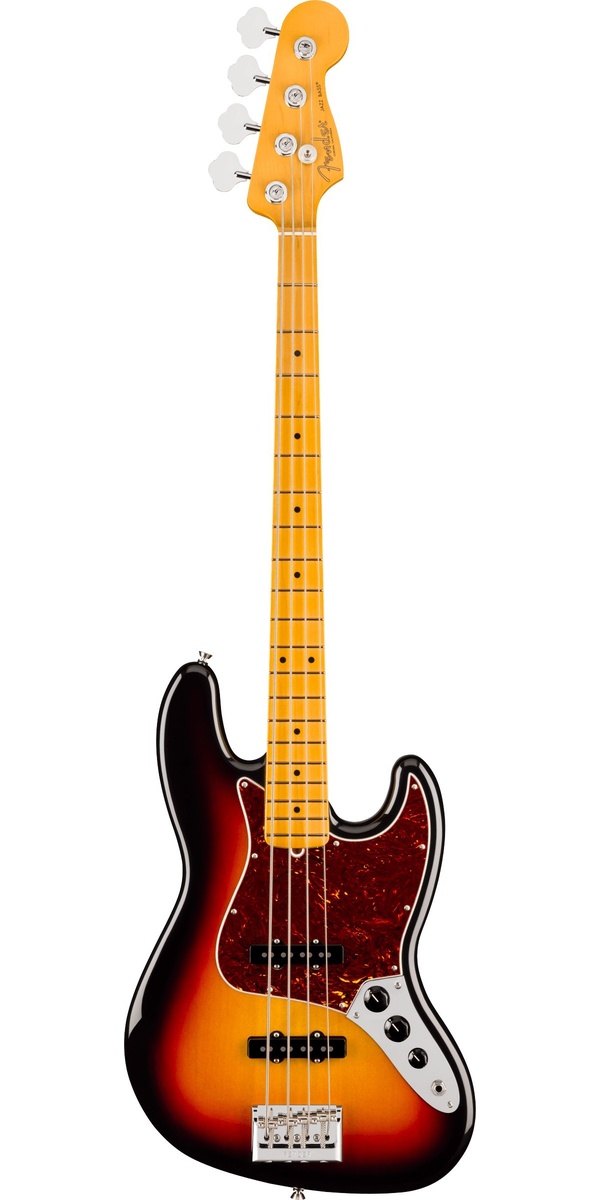 American Professional, Jazz Bass, Maple Fingerboard, 3-Color Sunburst
