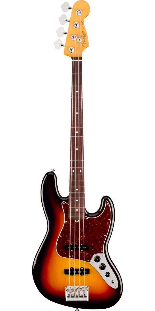 American Professional, Jazz Bass, Rosewood Fingerboard, 3-Color Sunburst