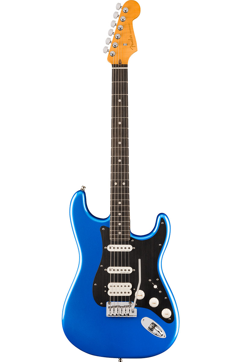 American Ultra II Stratocaster HSS, Ebony Fingerboard, Noble Blue