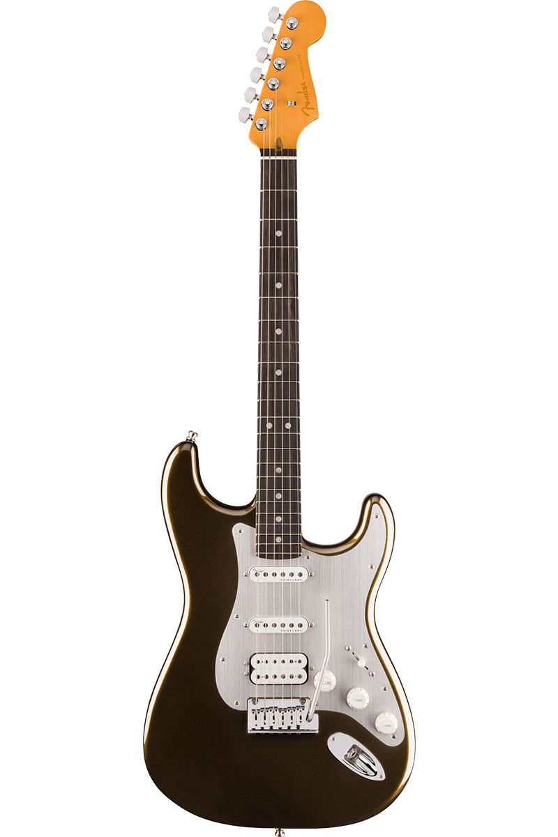 American Ultra II Stratocaster HSS, Ebony Fingerboard, Texas Tea