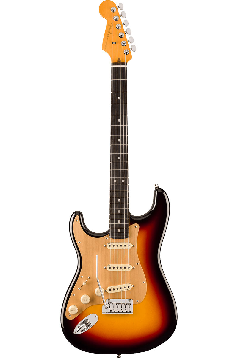 American Ultra II Stratocaster Left-Hand, Ebony Fingerboard, Ultraburst