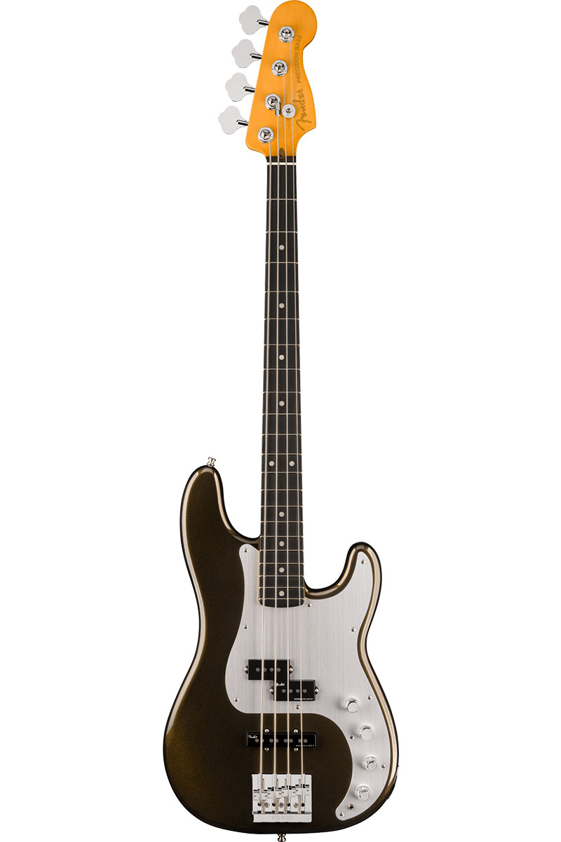 American Ultra II Precision Bass, Ebony Fingerboard, Texas Tea
