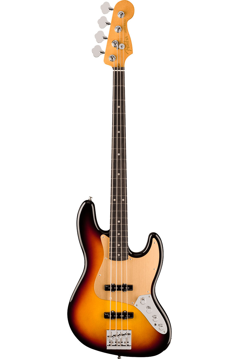 American Ultra II Jazz Bass, Ebony Fingerboard, Ultraburst