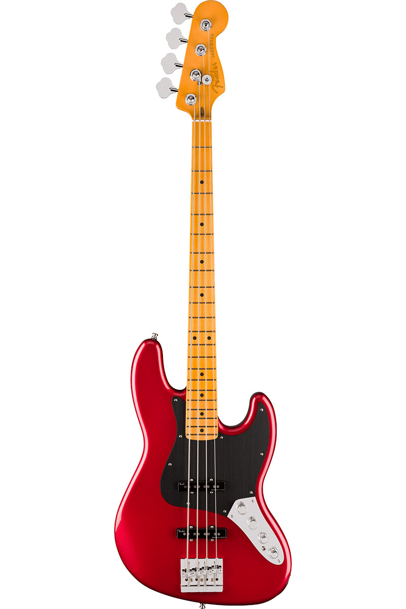 American Ultra II Jazz Bass, Maple Fingerboard, Sinister Red