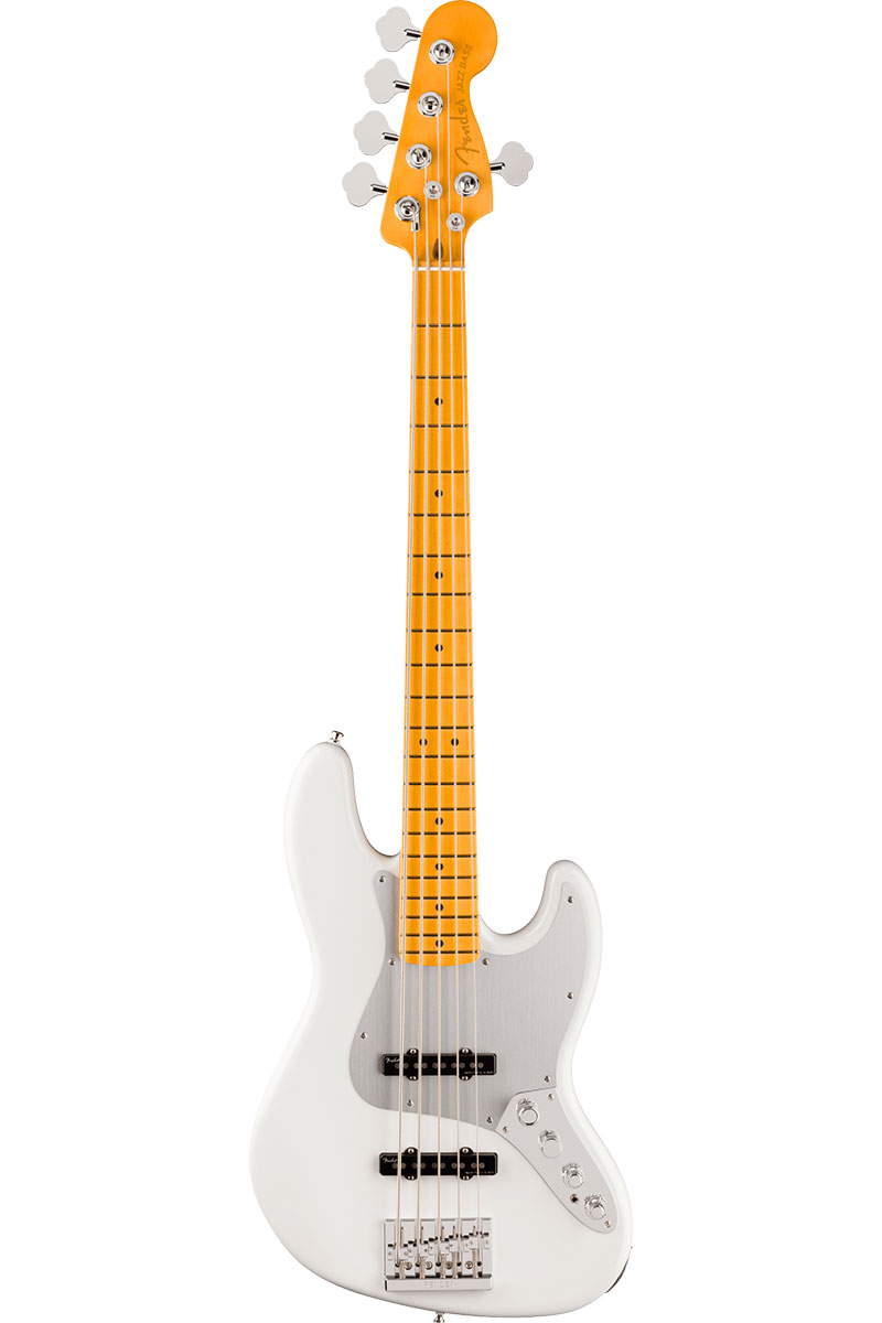 American Ultra II Jazz Bass V, Maple Fingerboard, Avalanche
