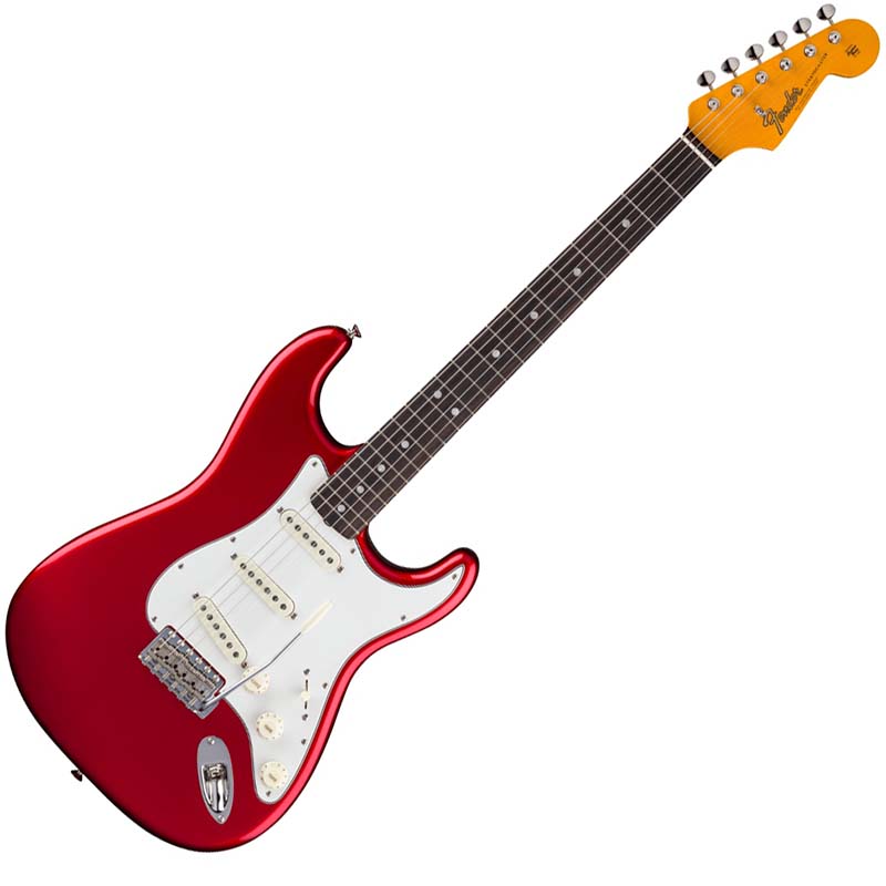American Vintage II 1965 Stratocaster, Round-Lam Rosewood Fingerboard, Candy Apple Red