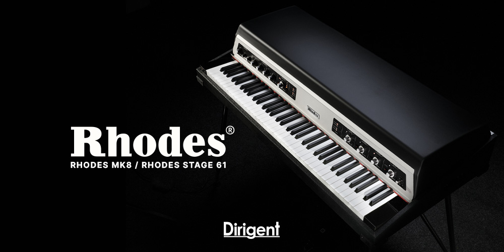 伝説のエレクトリック・ピアノ「Rhodes」、次世代モデルおよび専用アクセサリーの国内販売がついに開始。